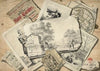 Trompe l’œil of a drawing figuring Tobias and the Angel and of etchings (1786)
