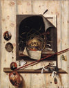 Trompe L’oeil With Studio Wall And Vanitas Still Life