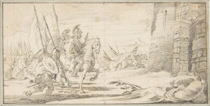 Troops Advancing toward a City Gate (1696–1770)