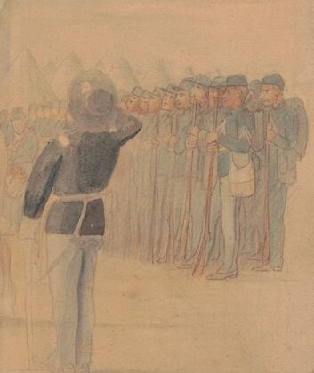 Troops of the 32nd Regiment, Indiana Volunteers
