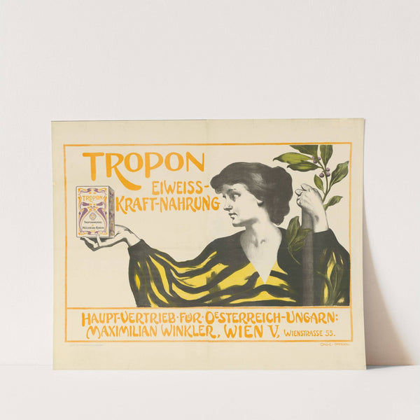 Tropon. Eiweiß-Kraft-Nahrung (1895 - 1900) by Oswald Galle