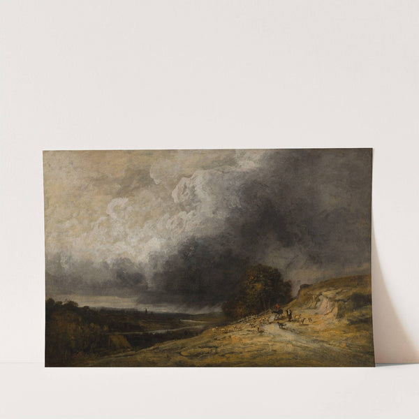 Troupeau sous l’orage (1796 - 1843) by Georges Michel