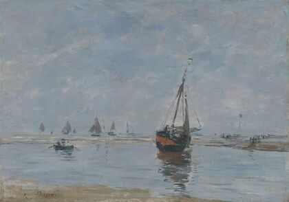 Trouville at Low Tide