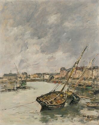 Trouville, Le Port, Marée Basse