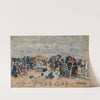 Trouville, Scène de plage (1883-87) by Eugène Boudin