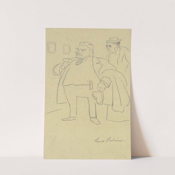 Trübner und Frau im Kunstverein by Lino Salini
