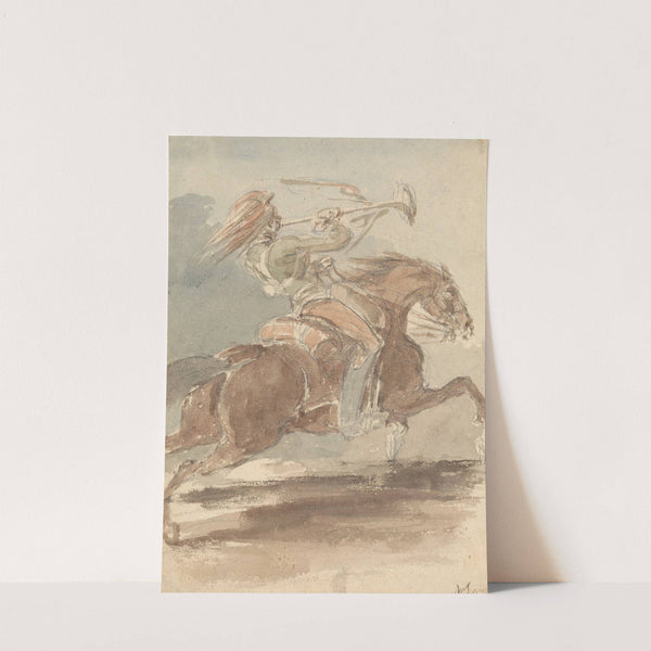Trumpeter on Galloping Horse by James Stuart