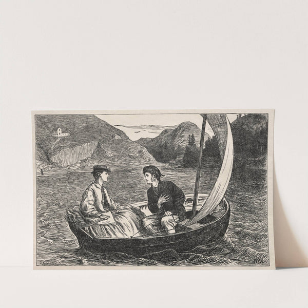 Try for a Tutorship – A Critical Moment (1865) by George Du Maurier