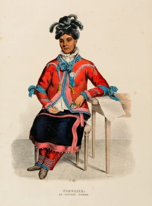 Tshusick. An Ojibway Woman