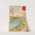 Tsukuba Mountain Seen from Sakura River at Hitachi by Kobayashi Kiyochika