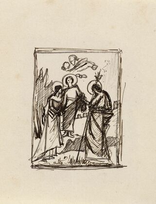 tude pour un tableau représentant la Sainte Famille (1900)
