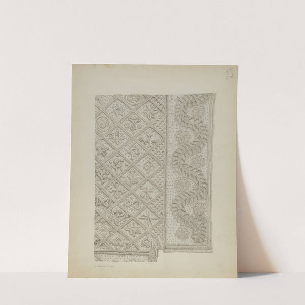 Tufted Candlewick Bedspread by Catherine Fowler