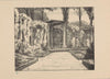 Tuin met pergola op landgoed Marlot Marlot (1929)
