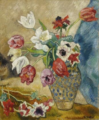 Tulipes et anemones