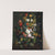 Tulips, daffodils, roses and other flowers in a vase on a stone ledge with butterflies and a bird’s nest by Johann Baptist Drechsler