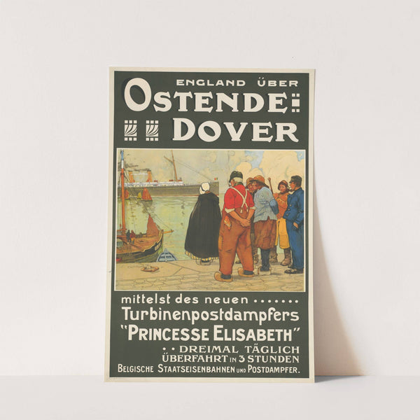 Turbinen-Postdampfer nach England über Ostende – Dover (1900) by Henri Cassiers