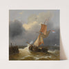 Turbulent Sea by Charles Louis Verboeckhoven