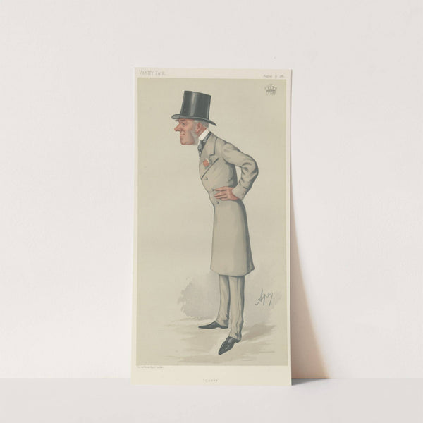 Turf Devotees; ‘Covey’, The Earl of Conventry, August 13, 1881 (1881) by Carlo Pellegrini