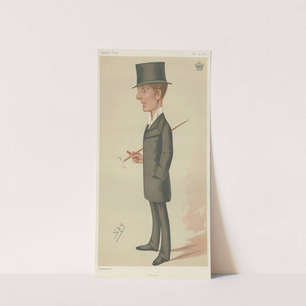 Turf Devotees; ‘Horses’, The Earl of Rosebery, June 3, 1876 (1876) by Leslie Matthew Ward