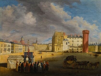 Turin, A View Of The Piazetta Reale