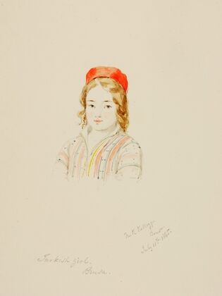 Turkish Girl, Brusa (1845)
