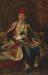 Turkish noble seated in a carpeted interior