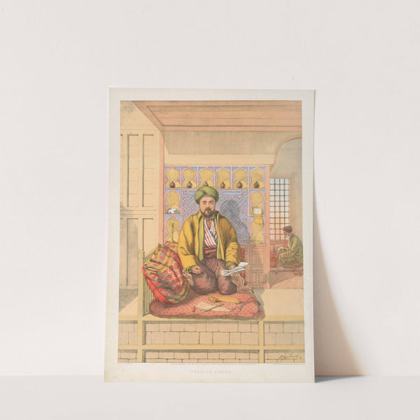 Turkish Scribe (1862) by Henry John Van-Lennep