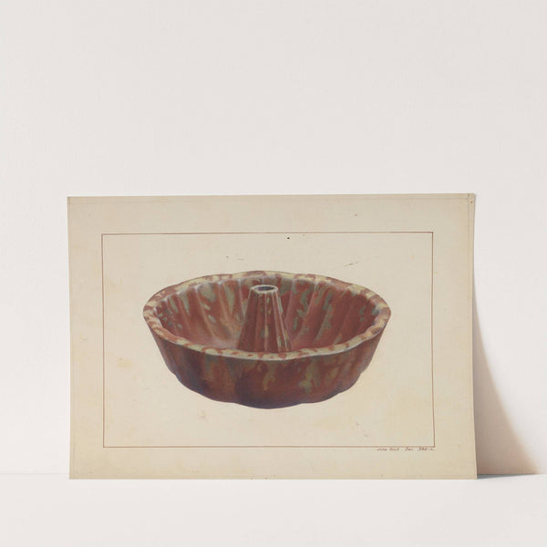 Turk's Head Baking Dish by John B. Moll