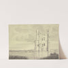 Turmruine im Wasser stehend (Huis te Merwede, Dordrecht) by Roelant Roghman