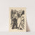 Twee figuren in dorpsstraat (ca. 1930-1931) by Else Berg
