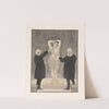 Vrouw bij het ziekbed van een meisje (1916) by Nelly Spoor