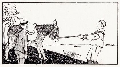 Twee jongens en een ezel (1887)
