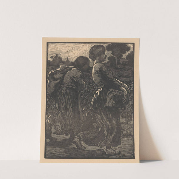 Twee landarbeidsters (1901) by Johannes Josephus Aarts