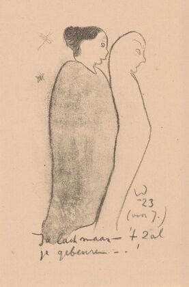 Twee staande figuren (1923)