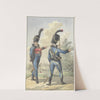 Twee staande militairen (1807) by Jan Anthonie Langendijk
