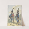 Twee staande militairen (1807) by Jan Anthonie Langendijk