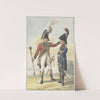 Twee staande officieren (1801) by Jan Anthonie Langendijk