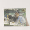 Twee tekenende kinderen (1874) by Carel Adolph Lion Cachet
