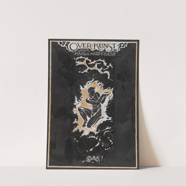 Tweede ontwerp voor de boekband voor Over Kunst, II, door R.N. Roland Holst by Richard Nicolaüs Roland Holst