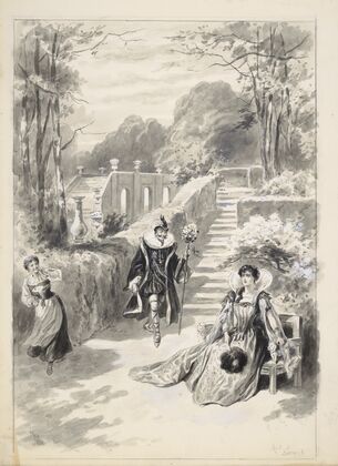 Twelfth night, III, 1, Olivia; ‘Why houndest thou man, what is the matter with thee’ (1884)