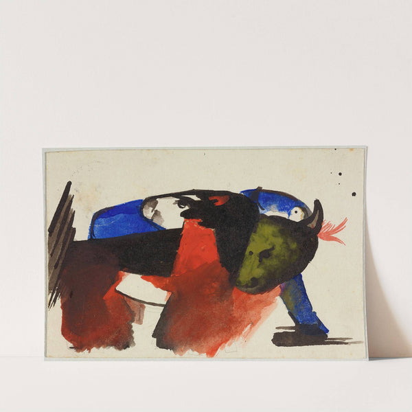 Two animals (1913) by Franz Marc
