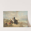 Two boys at the beach by Mari ten Kate