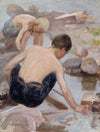 Two Boys On The Shore