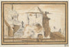 Two Buildings with a Stairway