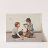 Two Card Players by Giulio del Torre