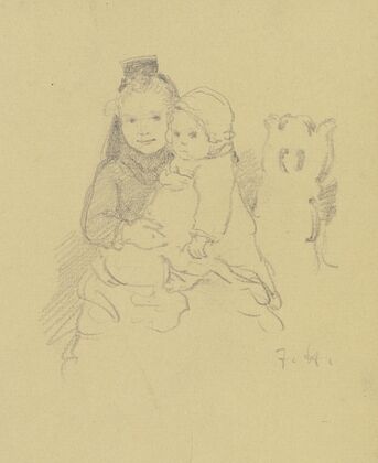 Two children