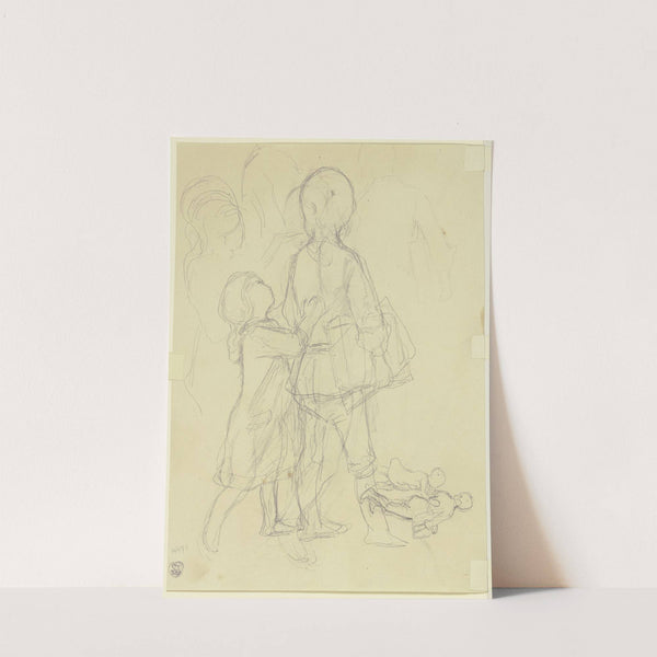 Two children by Jakob Becker