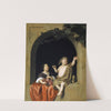 Two Children at a Window, Looking at a Soap Bubble by Jan Tilius