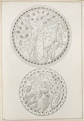 Two circular images