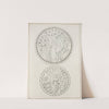 Two circular images by Antonio del Río